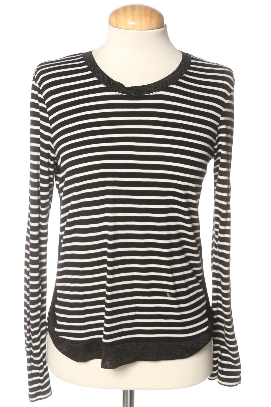 Langärmeliges T-Shirt von Zara Größe S, Farbe Gestreift, für