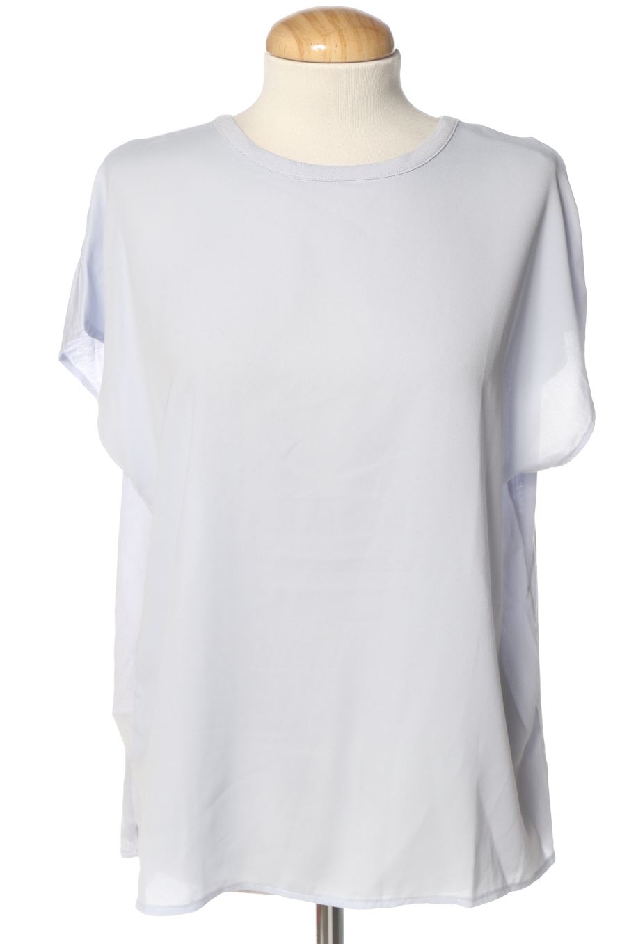 Blouse à manches courtes Mango de la taille S, de couleur bleu