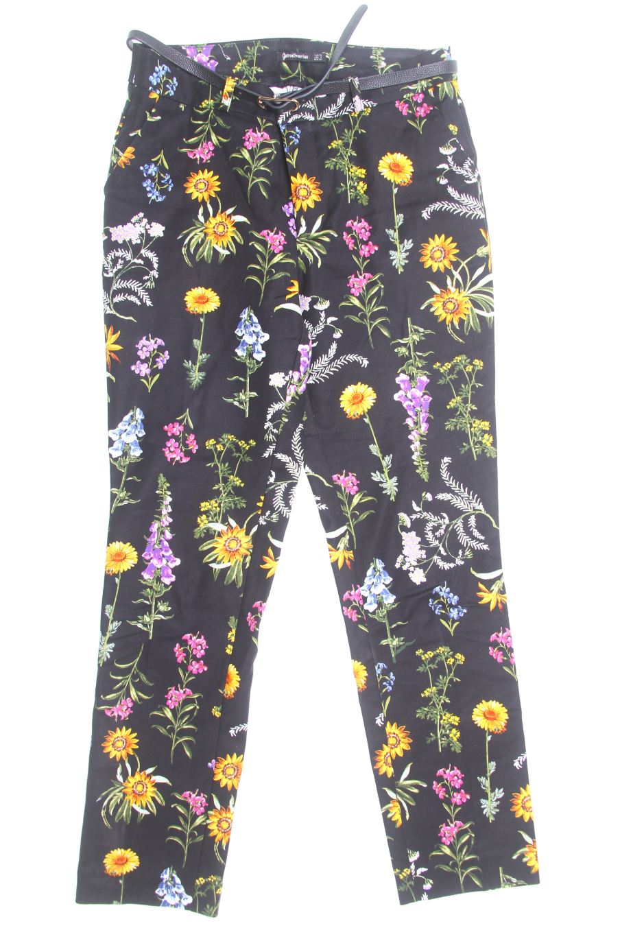 Pantalon Stradivarius de la taille 36, de couleur fleurs