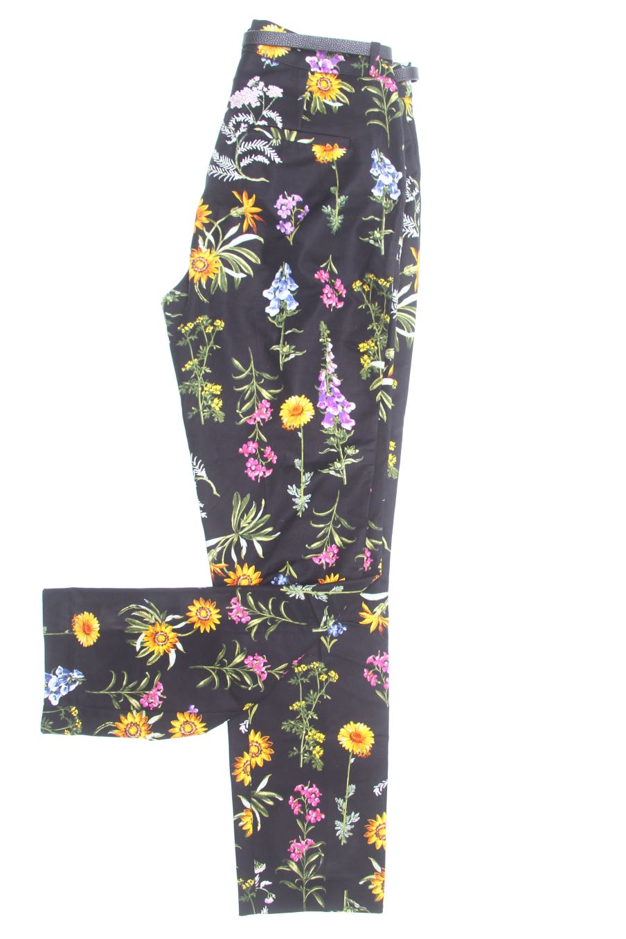 Pantalon Stradivarius de la taille 36, de couleur fleurs