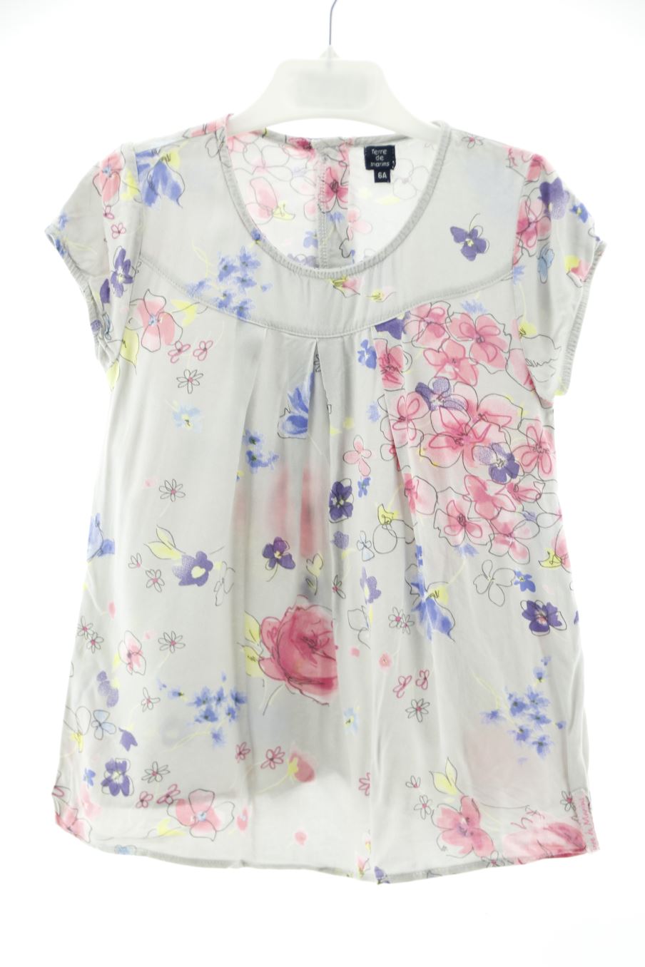 Blouse à manches courtes Terre de Marins de la taille 6 ans de seconde main