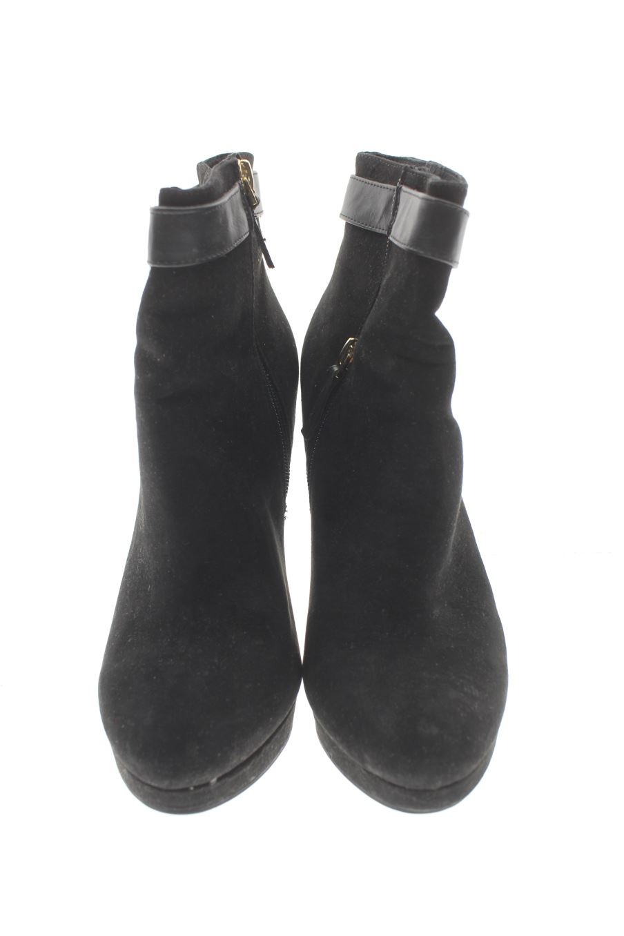 Botines de Pull & Bear de la talla 40, de color negro de