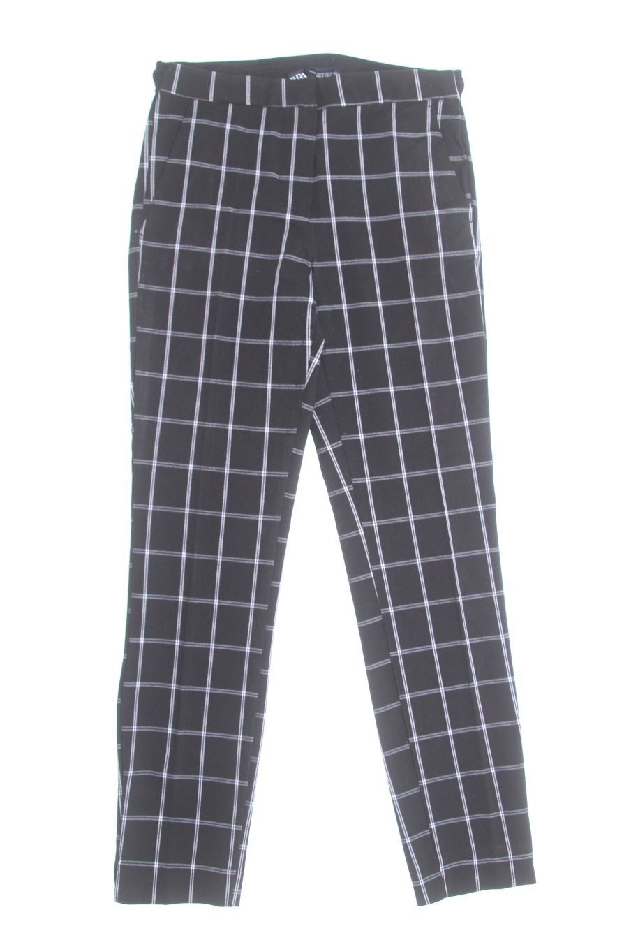 Pantalones de Zara de la talla XS, de color cuadros
