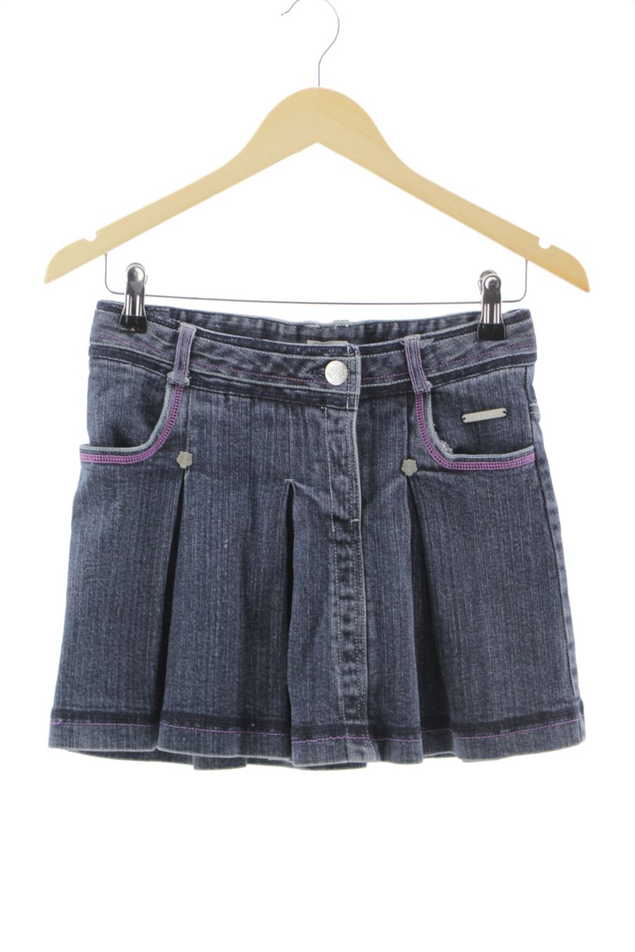 Jupe BTS Brotes de la taille 16 ans de denim de seconde main