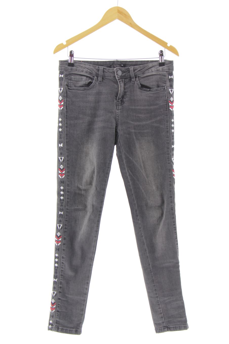 Jeans von PERCENTIL Größe 38, Farbe Grau, aus Jeanskleidung für
