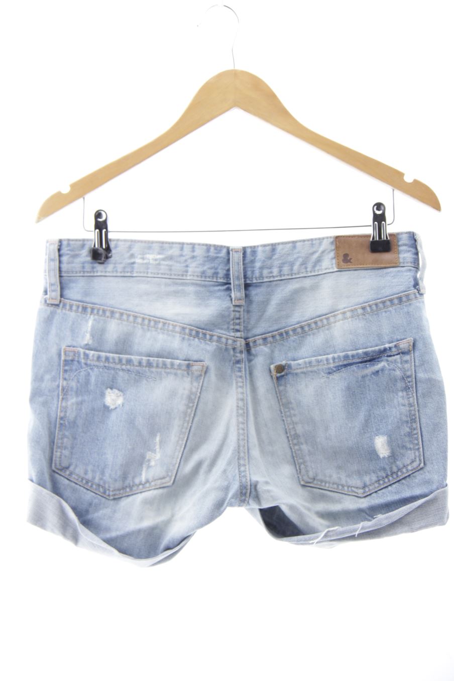 Shorts H&M de la taille 34, de couleur bleu de denim