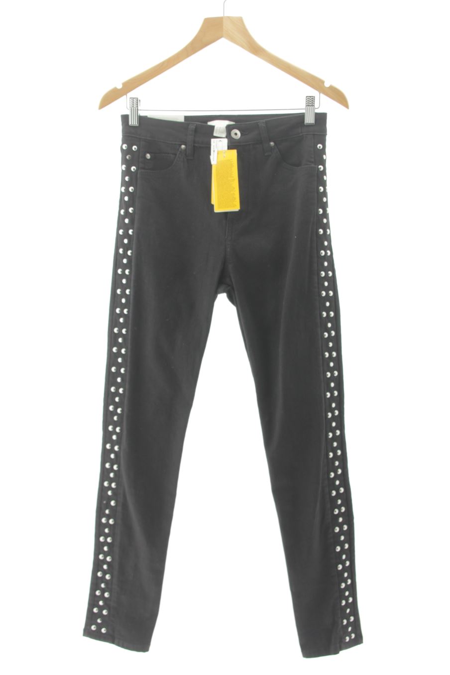 Jeans H&M de la taille 38, de couleur noir de denim