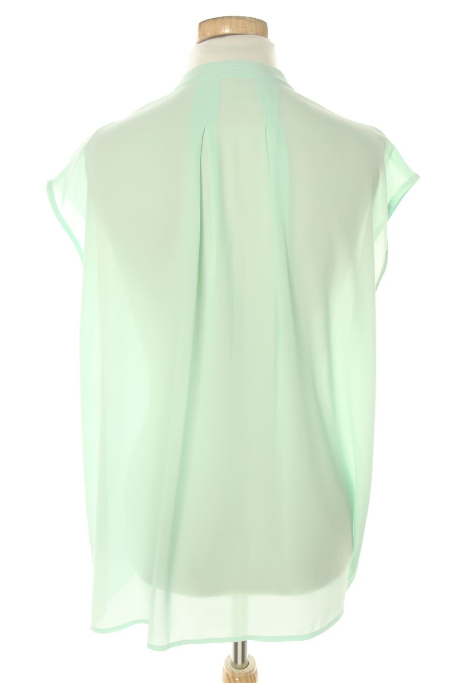 Blusa de manga corta de Mango de la talla S, de color verde