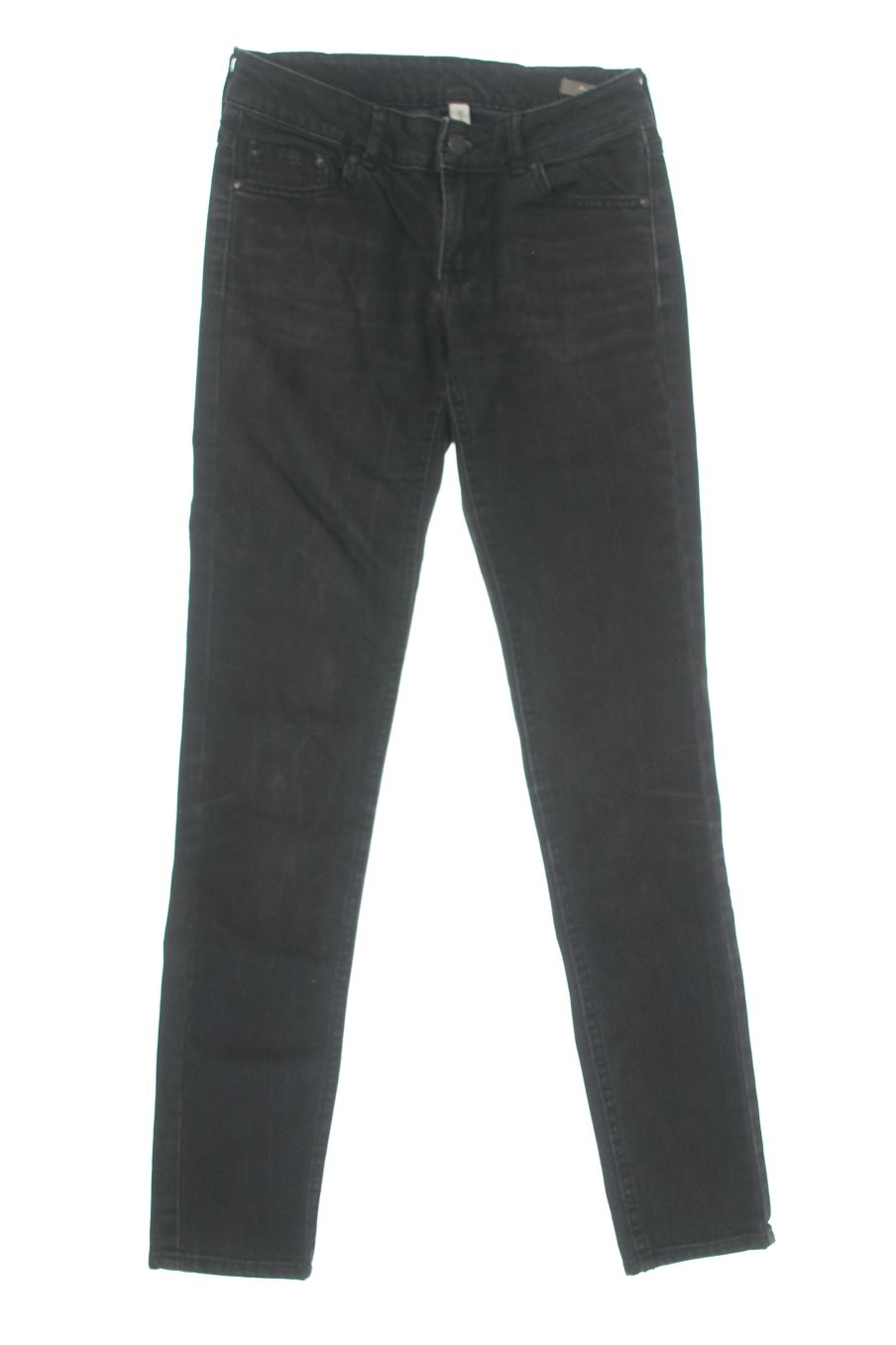 Vaqueros de Mango de la talla 34, de color negro de ropa vaquera
