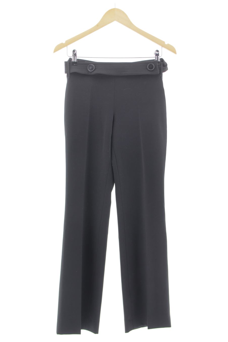 Pantalón de Mango de la talla 36, de color negro
