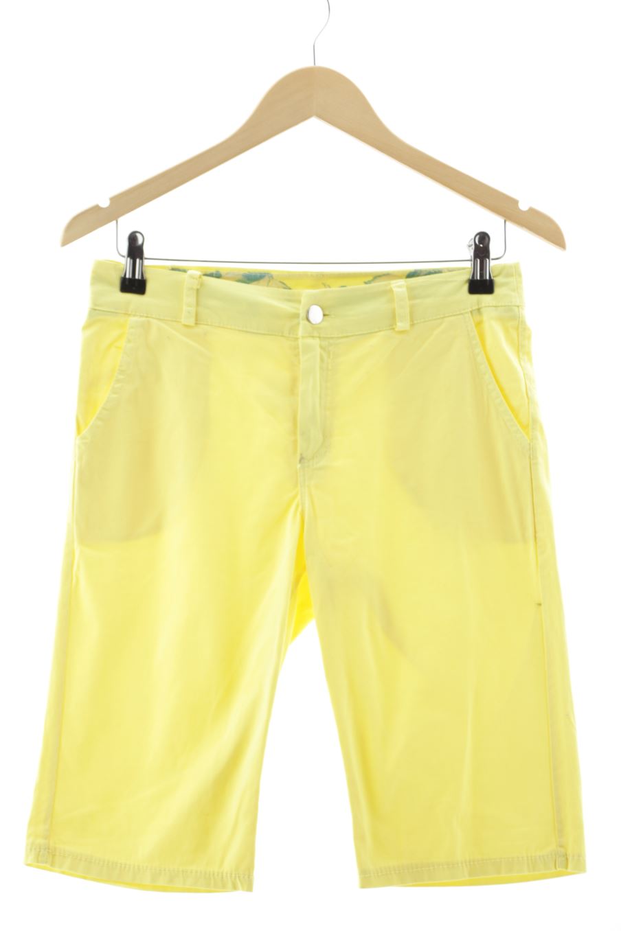 Pantaloni corti de Made in italy de la talla S, de color giallo