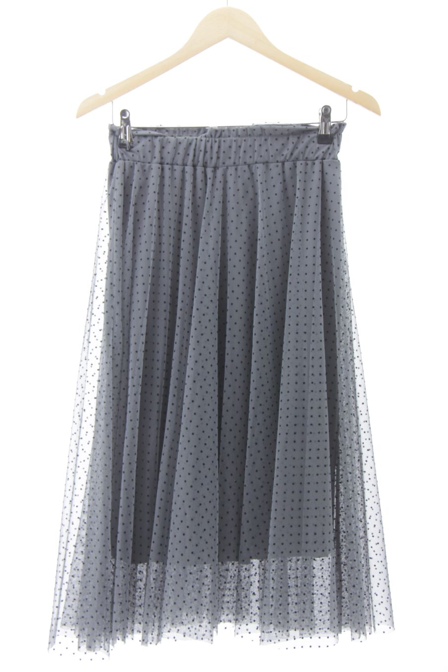 Jupe Stradivarius de la taille XS, de couleur gris