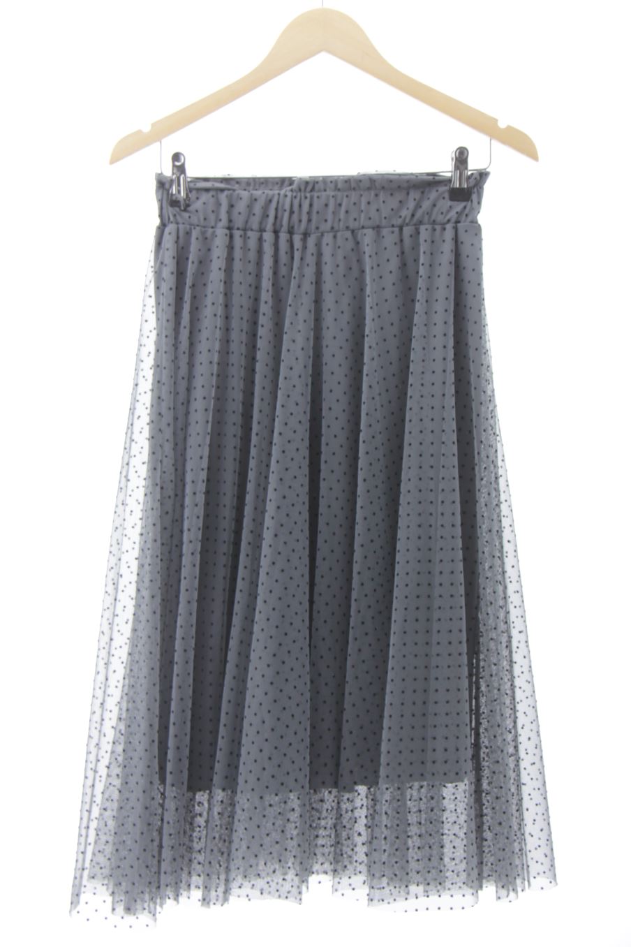 Jupe Stradivarius de la taille XS, de couleur gris