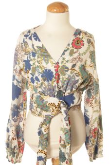 Blouse à manches longues XS Zara