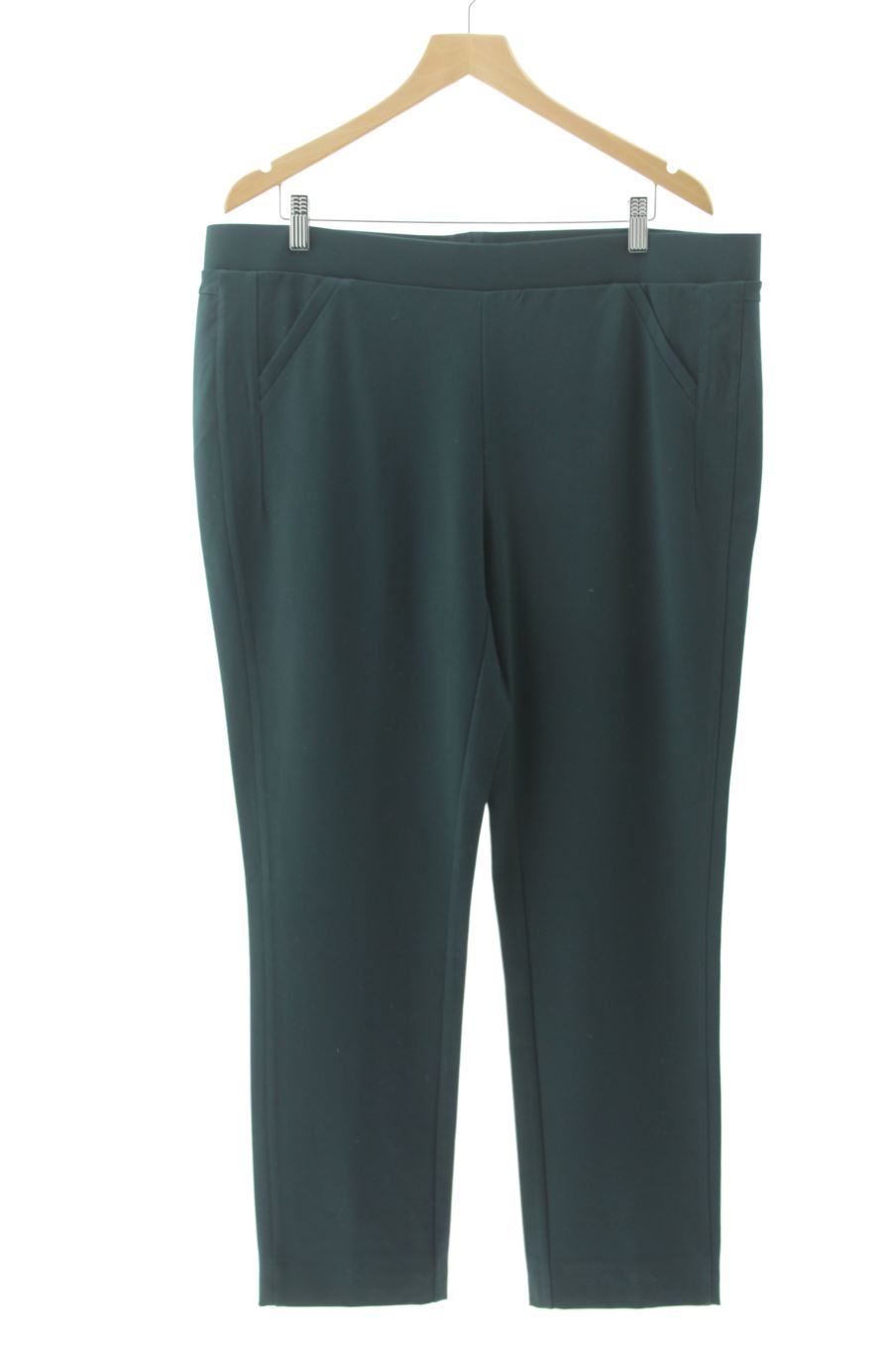 Pantaloni casual de Punto roma de la talla XXL, de color verde