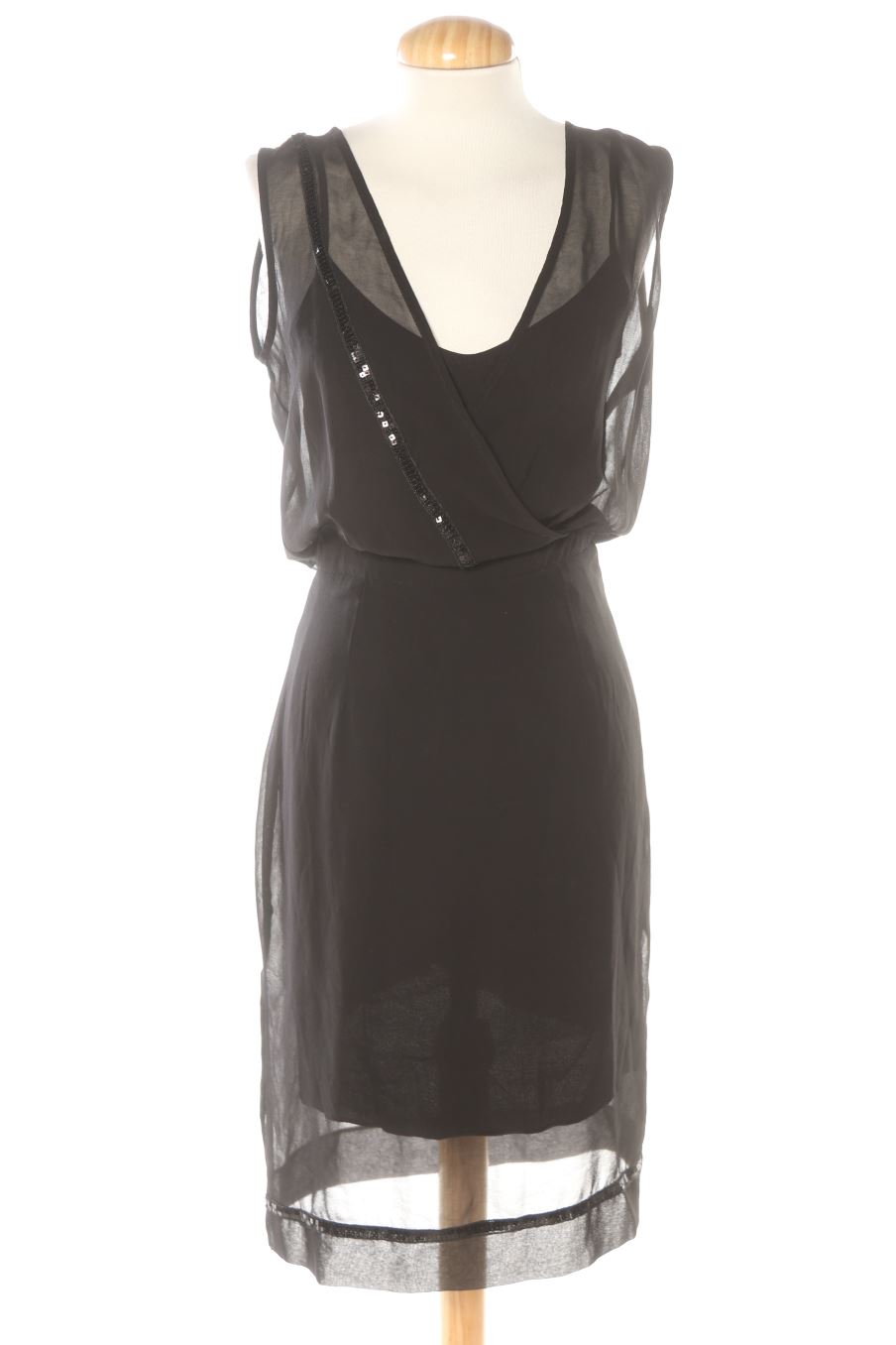 Robe casual Naf Naf de la taille 36, de couleur noir