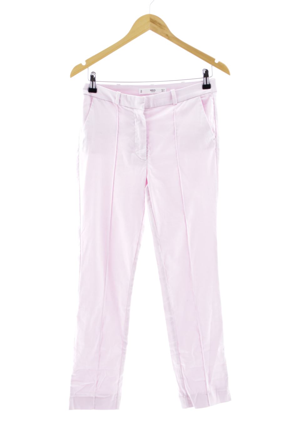 Pantalones de Mango de la talla 38, de color rosa