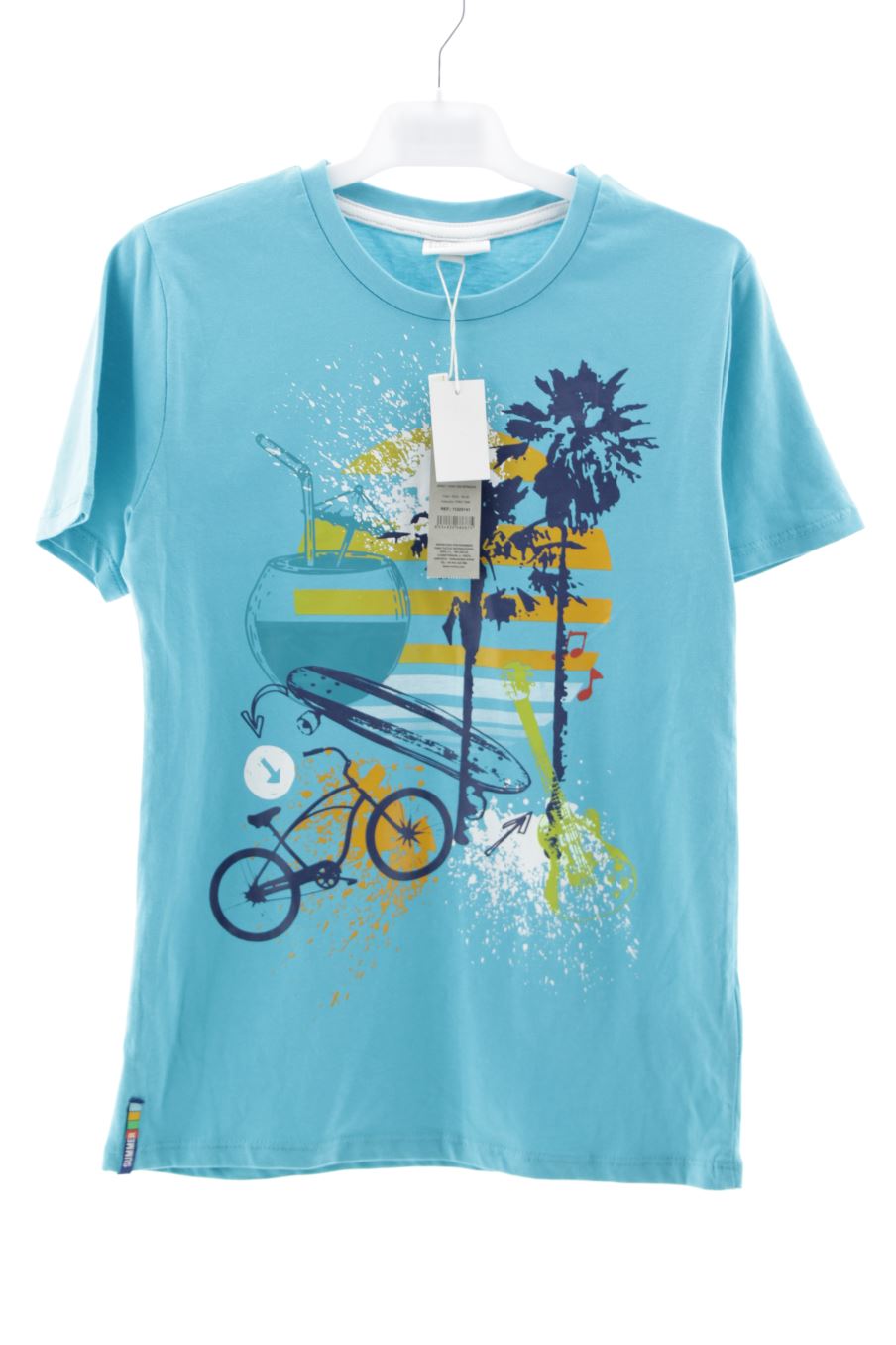 T-shirt Tuc Tuc de la taille 12 ans avec une étiquette