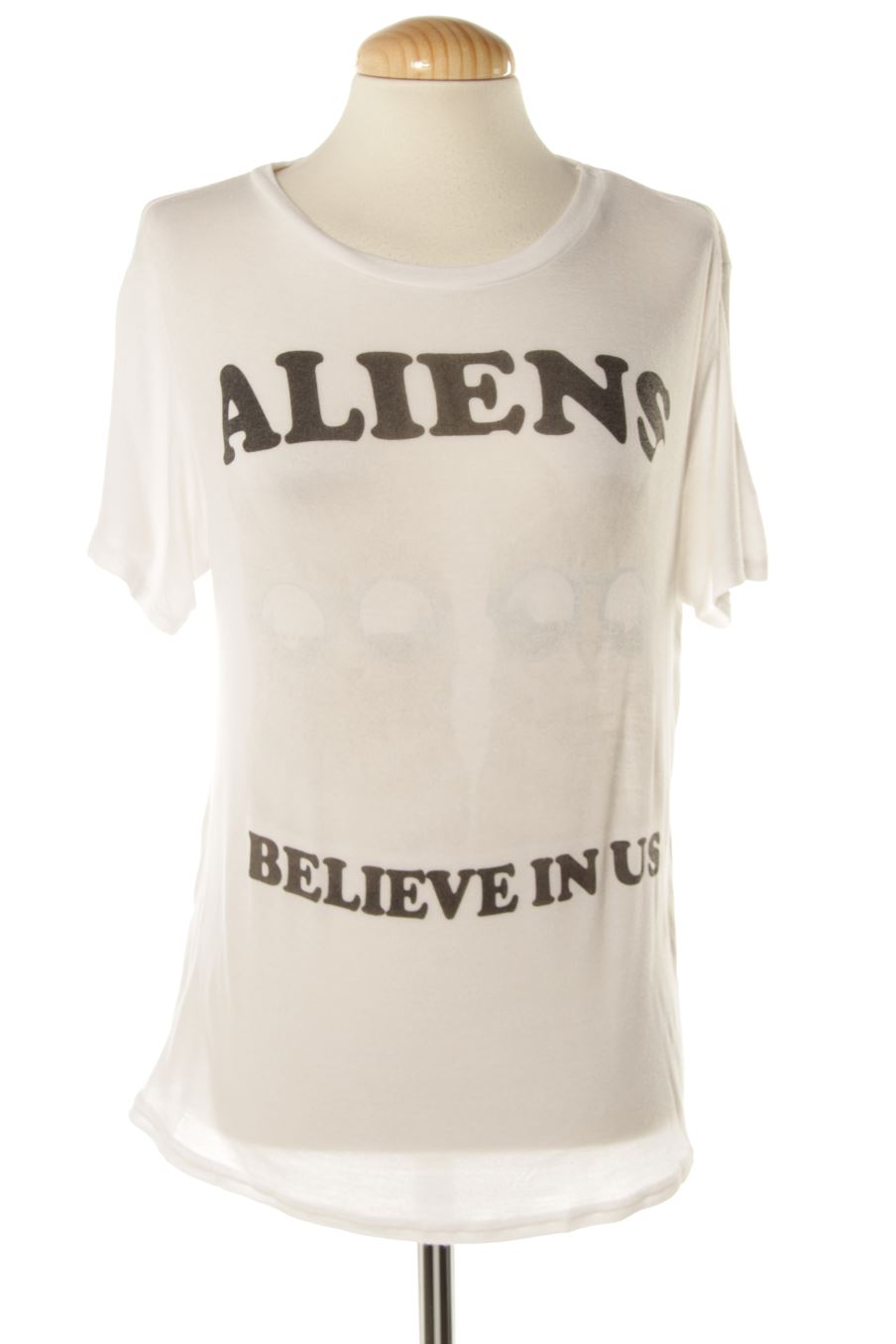 T-shirt H&M de la taille S, de couleur blanc