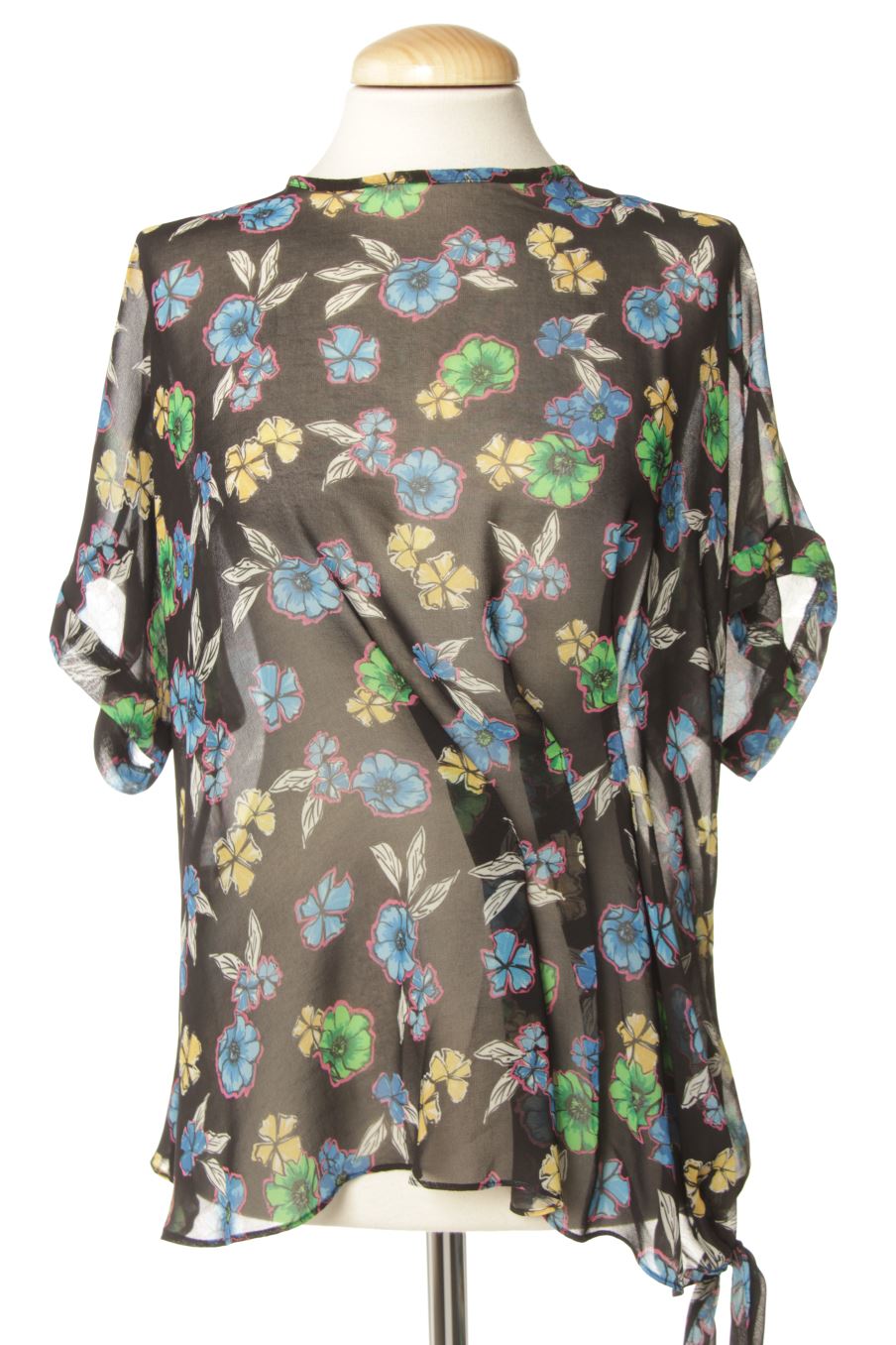 Blusa de manga corta de Roberto Verino de la talla M, de color flores