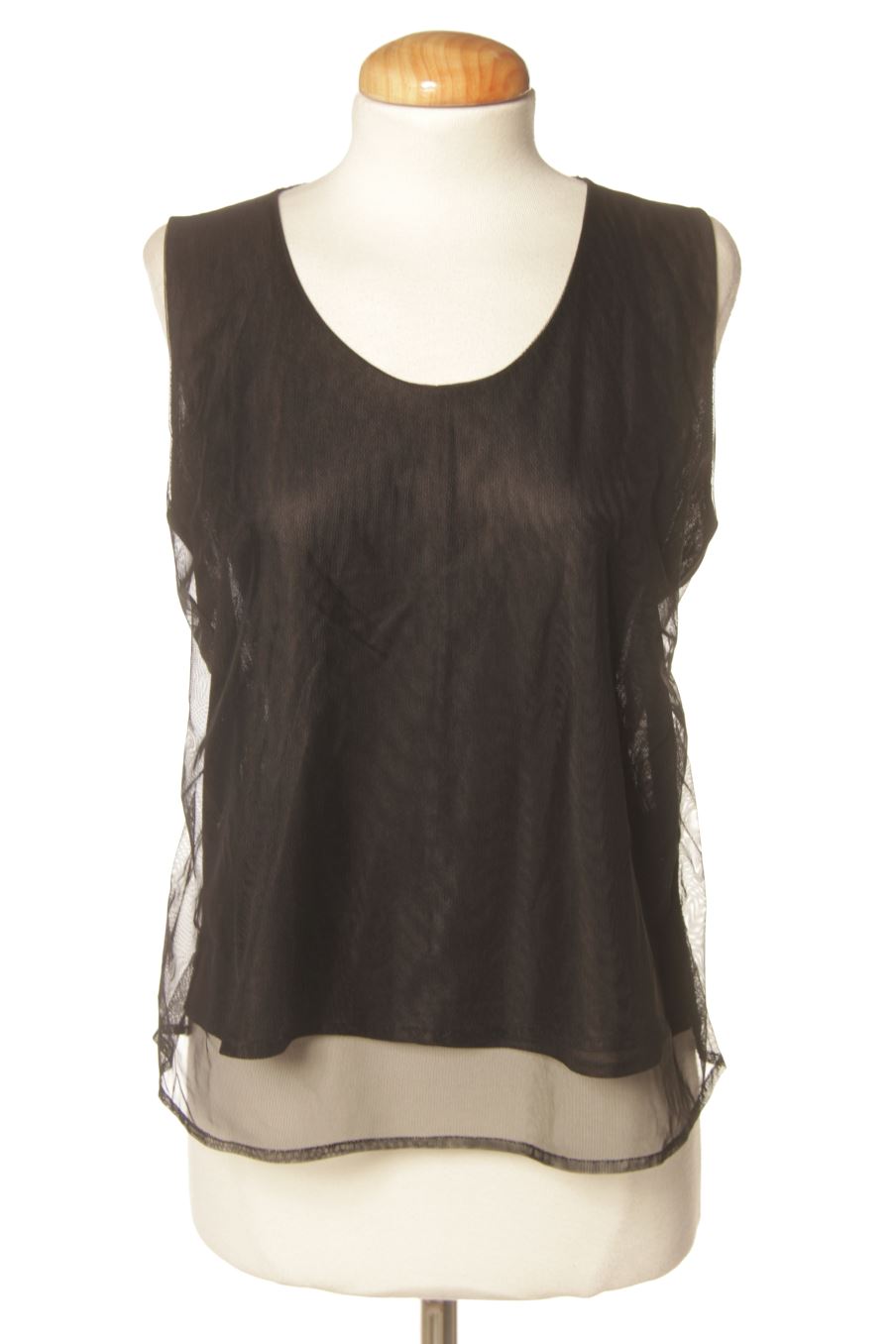 Blouse à manches courtes Absolut de la taille 34, de couleur noir