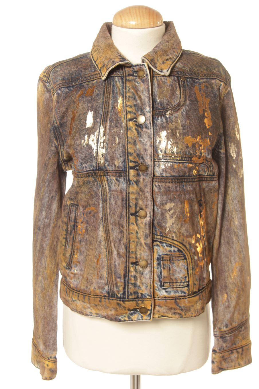 Blouson Desigual de la taille 38, de couleur imprimés de denim