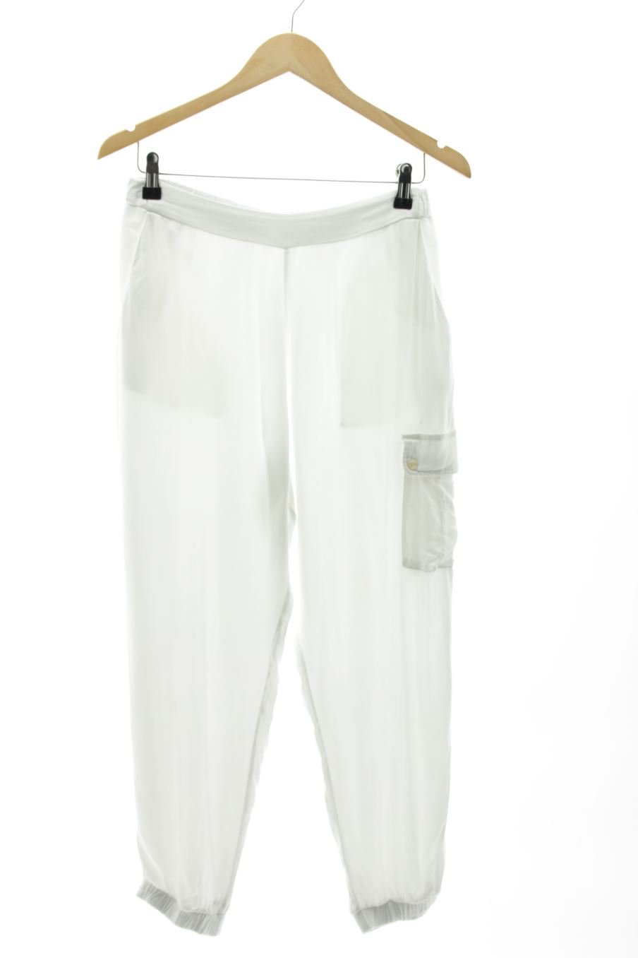 Pantaloni casual de Sfera de la talla L, de color bianco