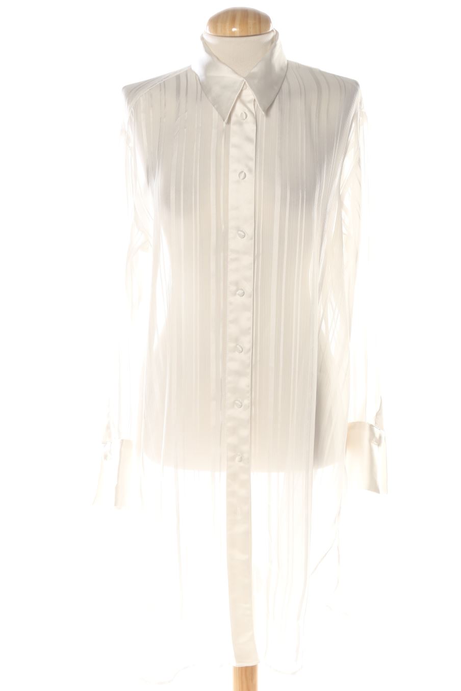 Camisa de Zara de la talla S, de color blanco