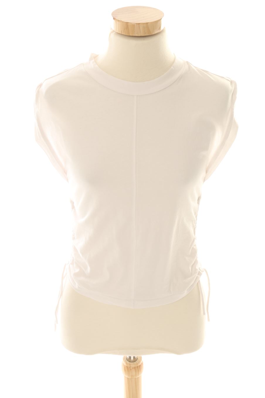 Camiseta sin mangas de Mango de la talla S, de color blanco