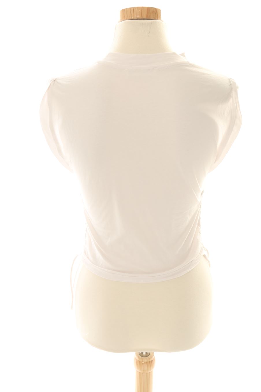 Camiseta sin mangas de Mango de la talla S, de color blanco