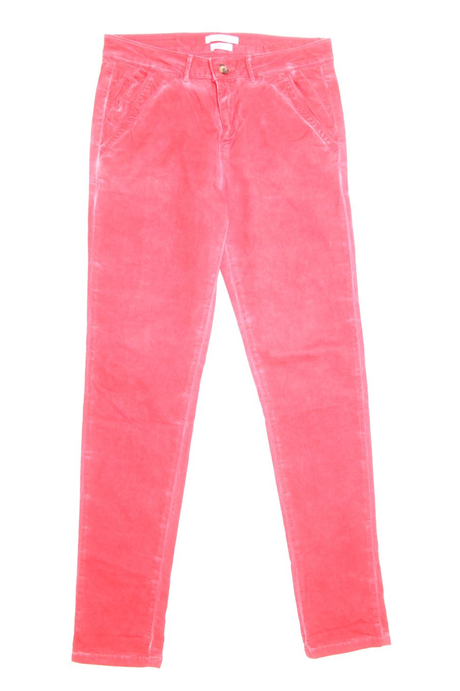 Jeans Reiko de la taille 34, de couleur rouge de denim