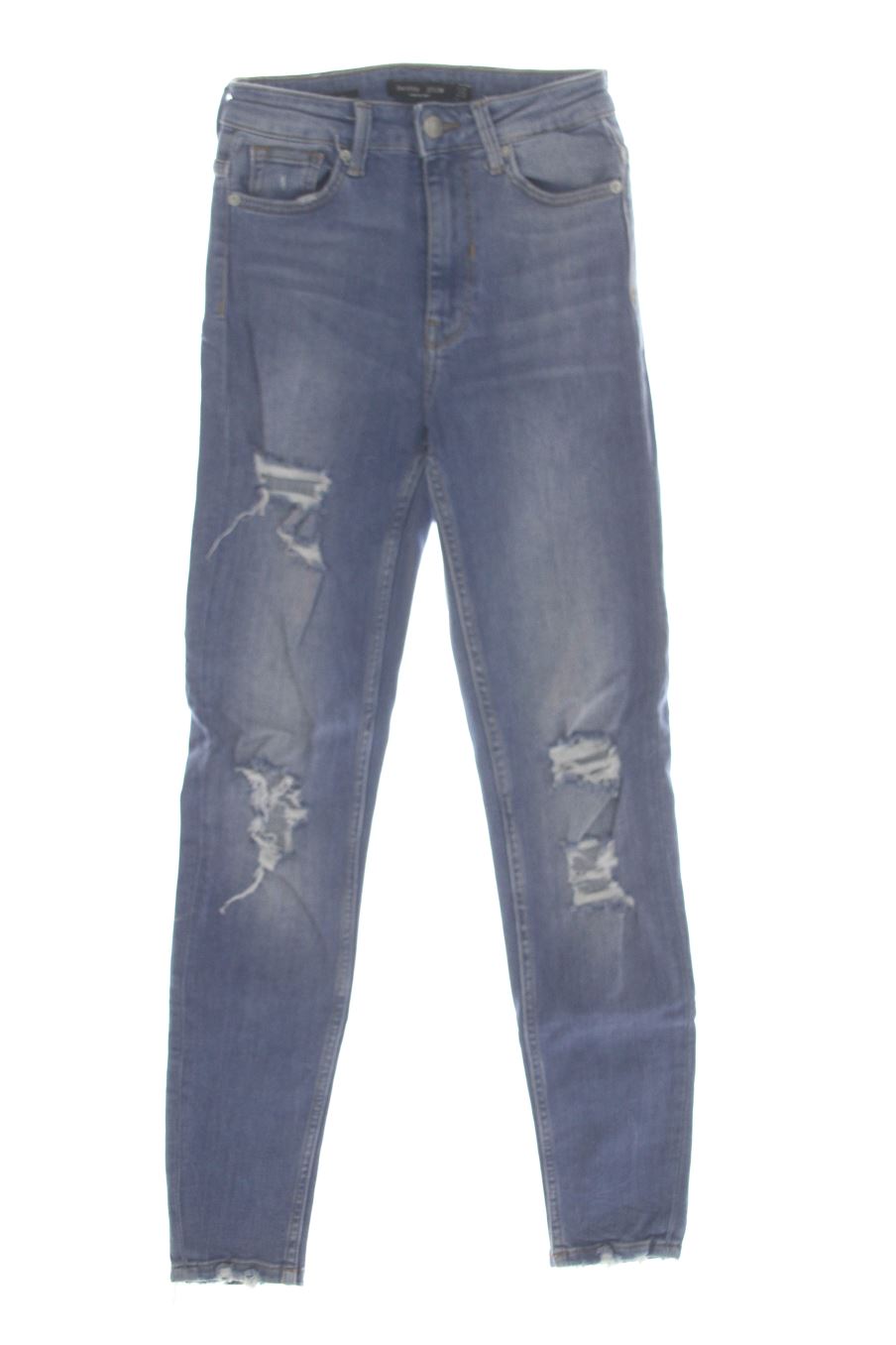 Jeans Bershka de la taille 34, de couleur bleu de denim