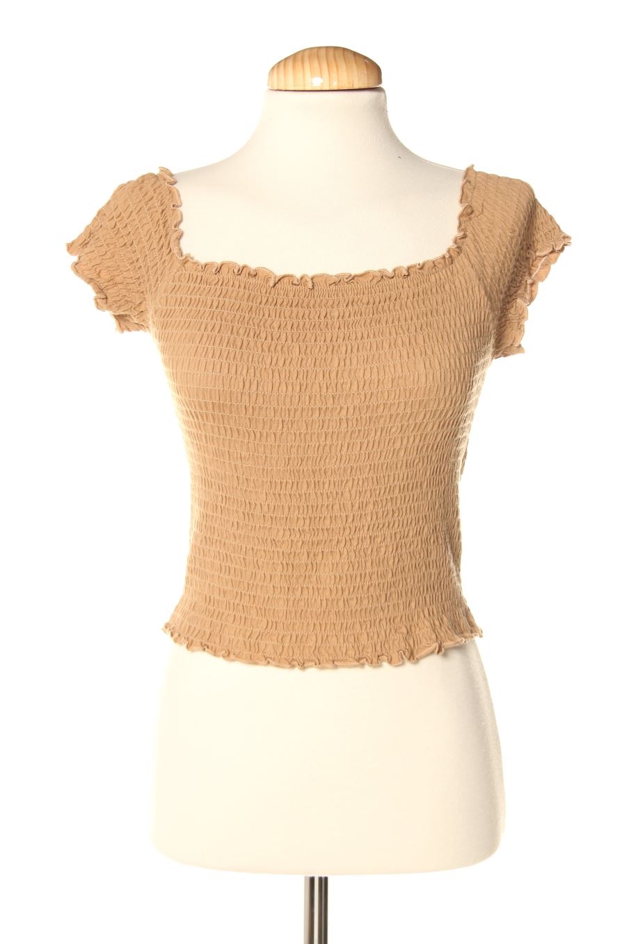 Top Stradivarius de la taille M, de couleur beige