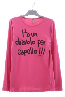 Maglietta a maniche lunghe 8 anni Benetton