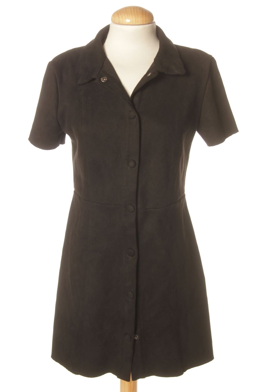 Robe casual Zara de la taille S, de couleur noir