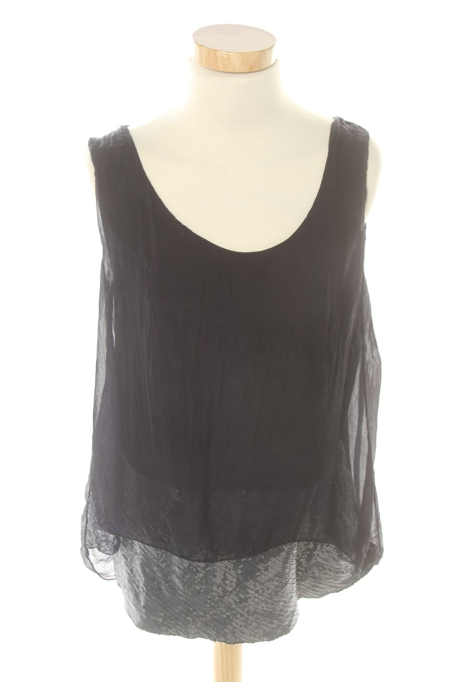 Top de Elena Baldi  de la talla S, de color azul marino