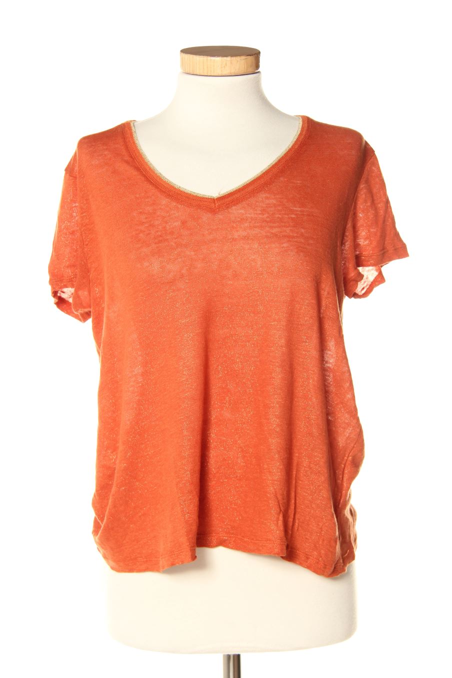 T-shirt Monoprix de la taille M, de couleur orange