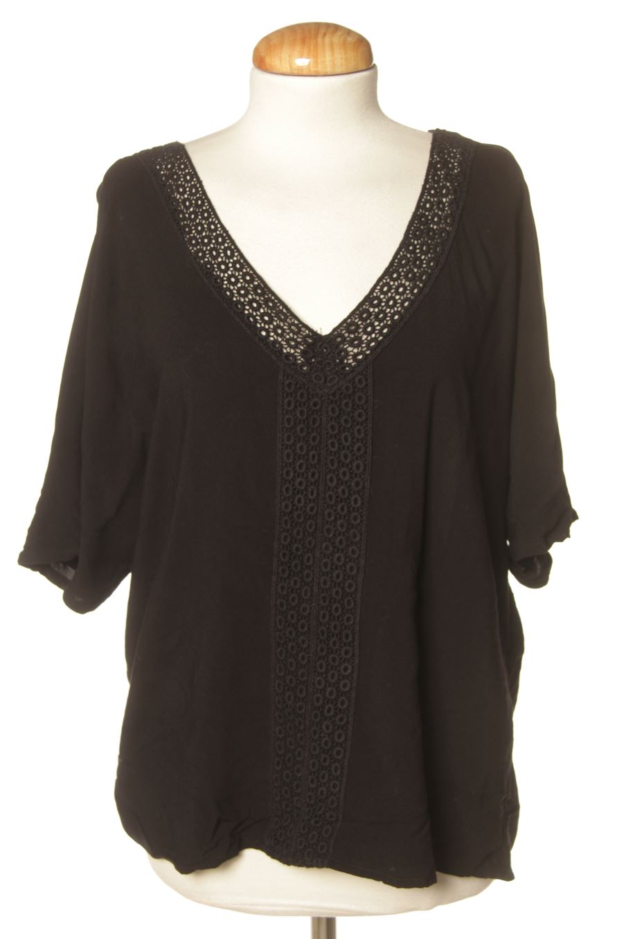 Blouse à manches courtes Jacqueline De Yong de la taille 34, de couleur noir