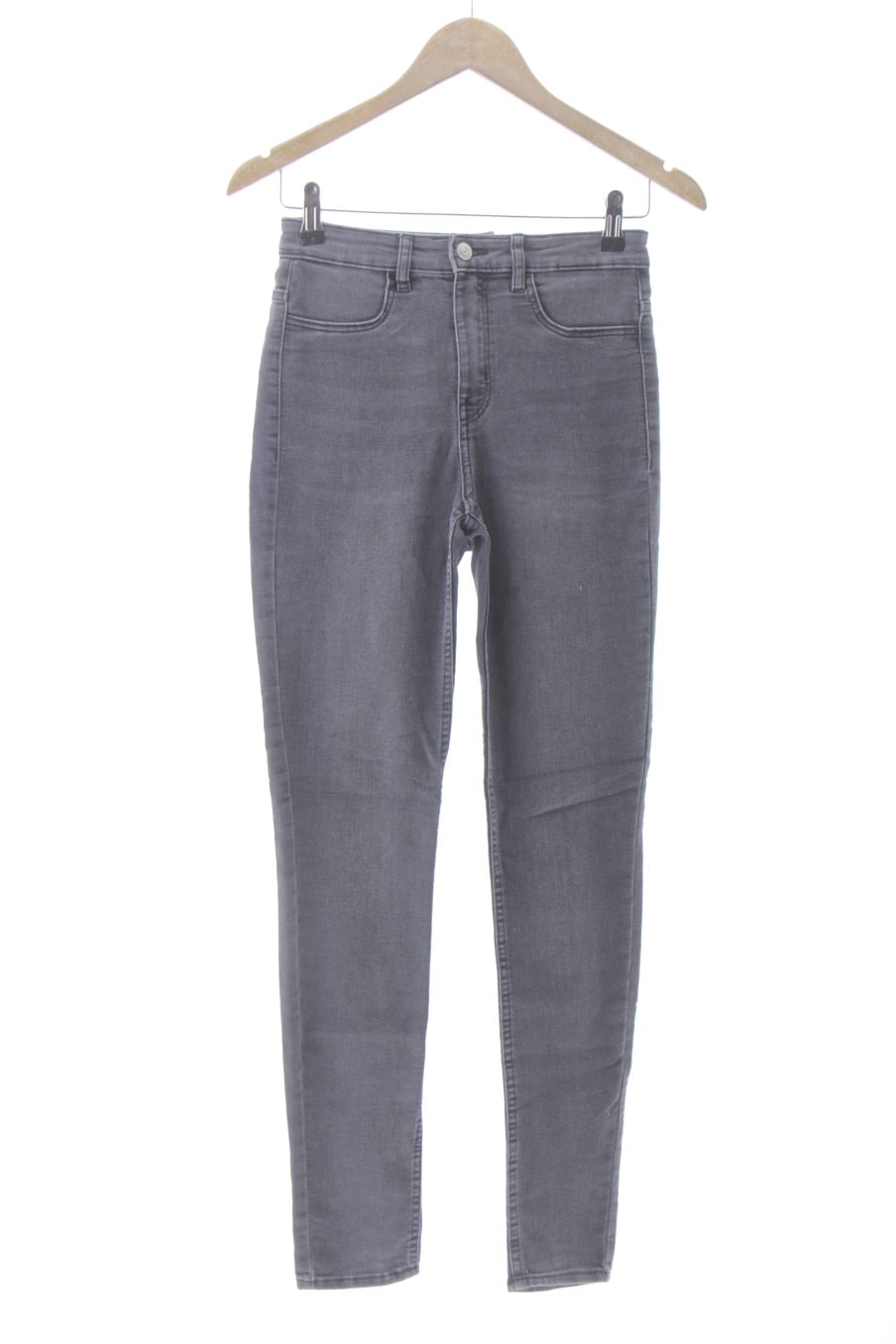 Vaquero de H&M de la talla 34, de color negro de ropa vaquera