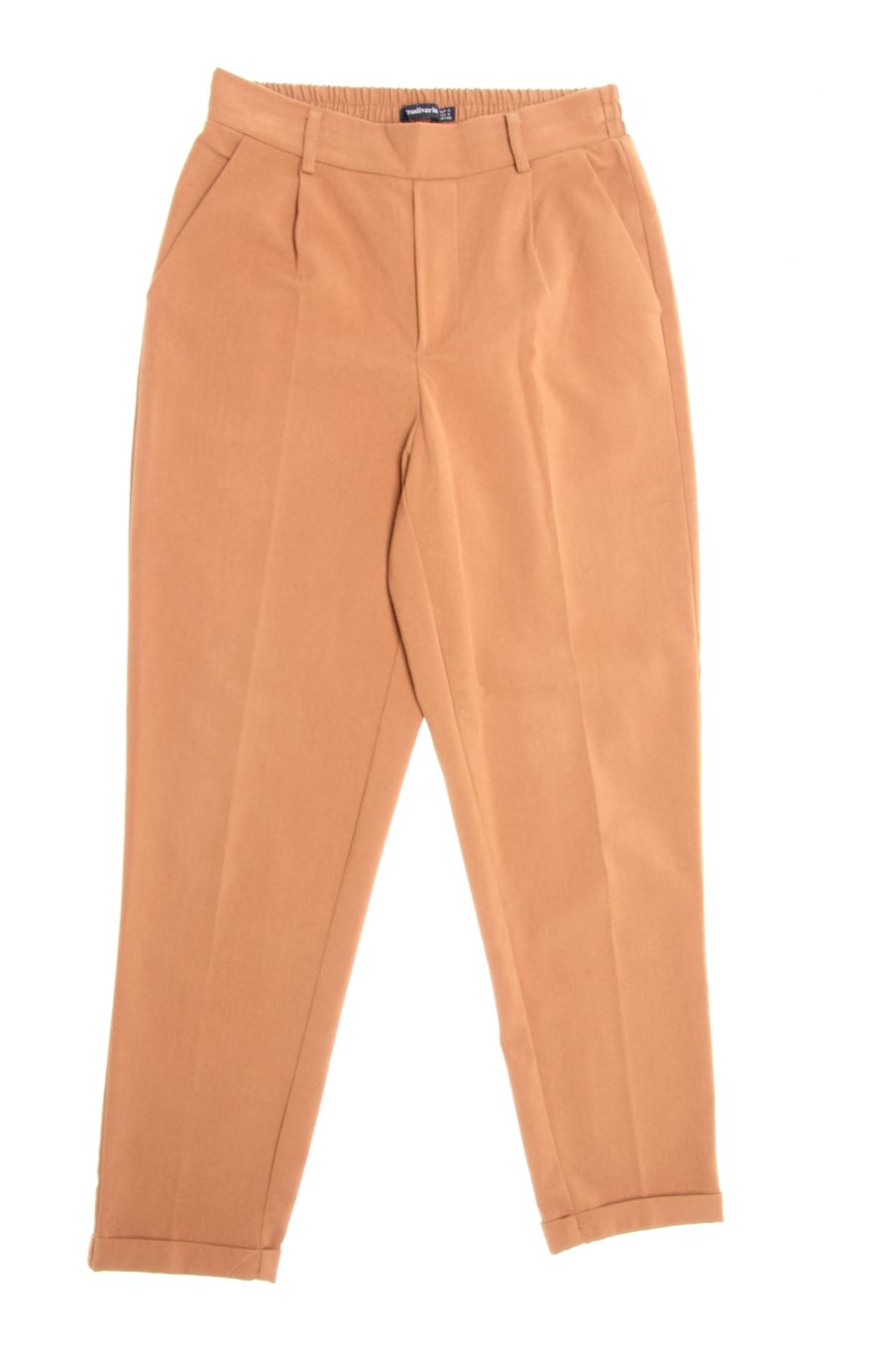 Pantalones de Stradivarius de la talla S, de color marrón