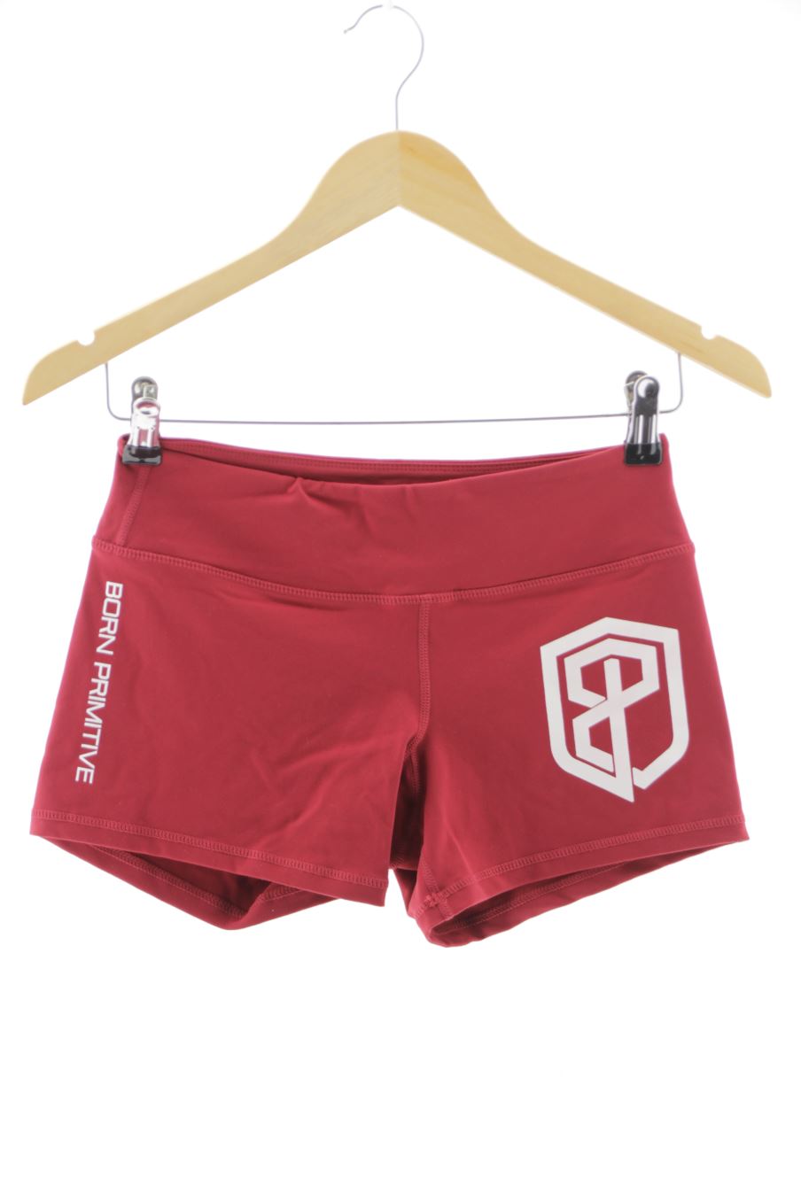Pantalones cortos de deporte de BORN  de la talla S, de color rojo