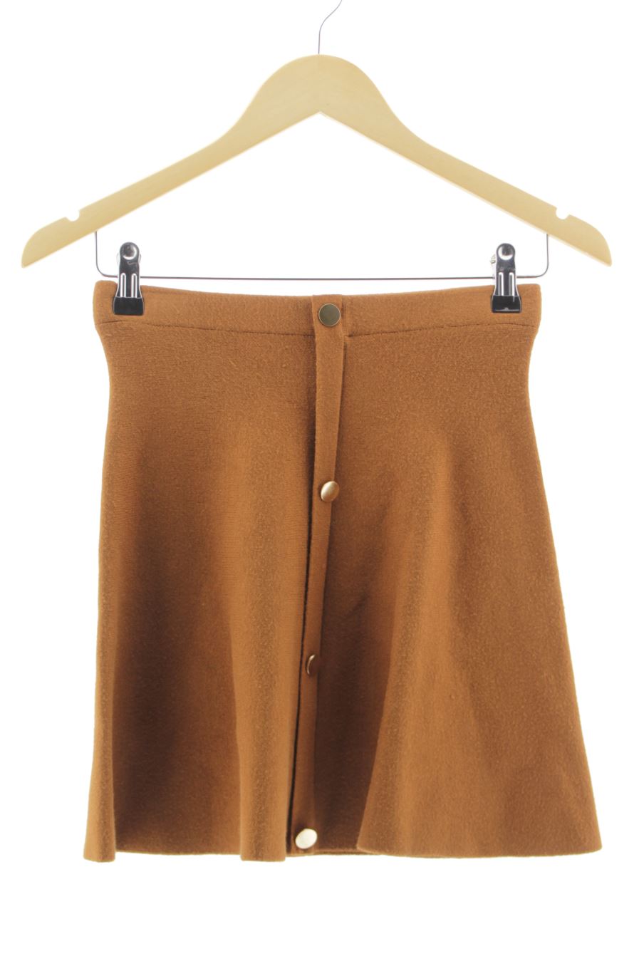 Falda de PERCENTIL de la talla XS, de color marrón