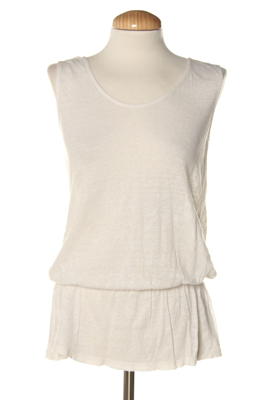 Maglietta senza maniche de La redoute de la talla 34, de color bianco