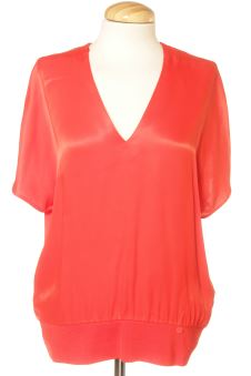Blusa de manga corta S Adolfo Dominguez