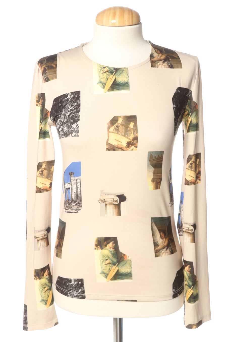 T-shirt à manches longues Zara de la taille M, de couleur imprimés