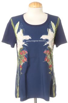 Blouse à manches courtes M Adolfo Dominguez