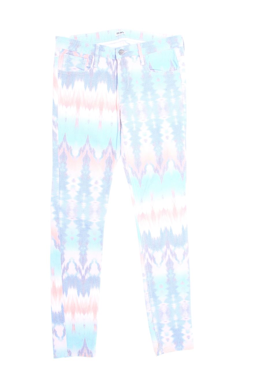 Jeans Reiko de la taille 38, de couleur imprimés de denim