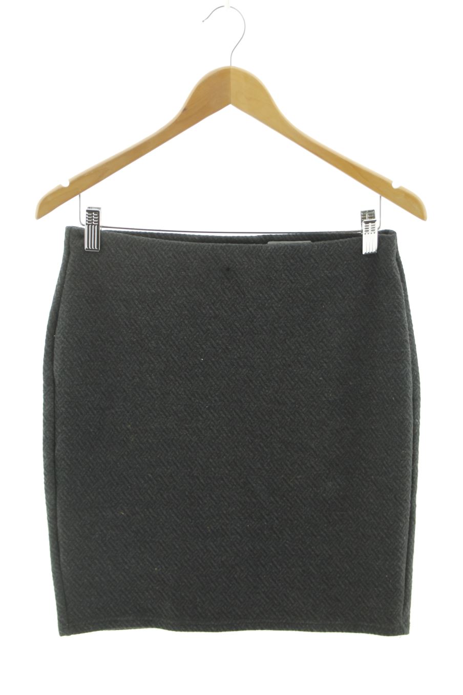 Falda de Promod de la talla 40, de color gris