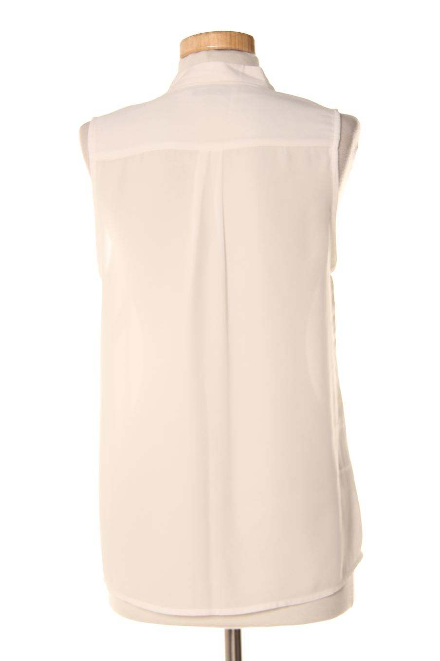 Camisa sin mangas de Lm de la talla S, de color blanco