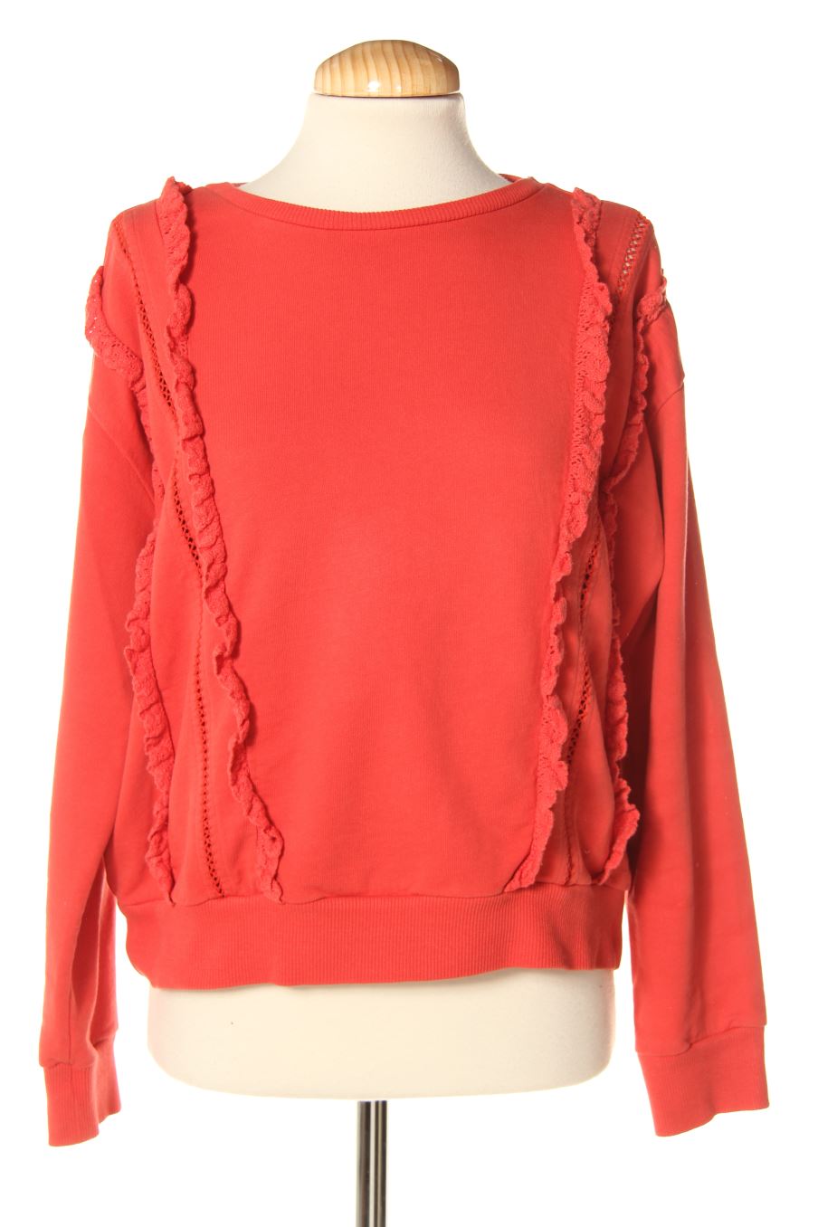 Sudadera de PERCENTIL de la talla S, de color rojo